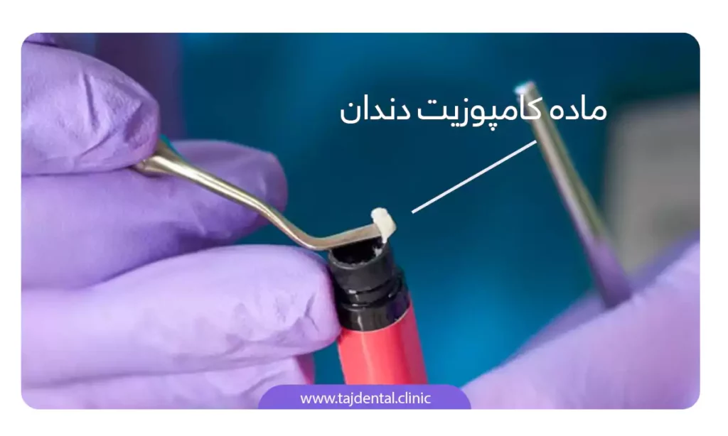 عکس ماده کامپوزیت دندان در داخل تیوب مخصوص نگهداری اش