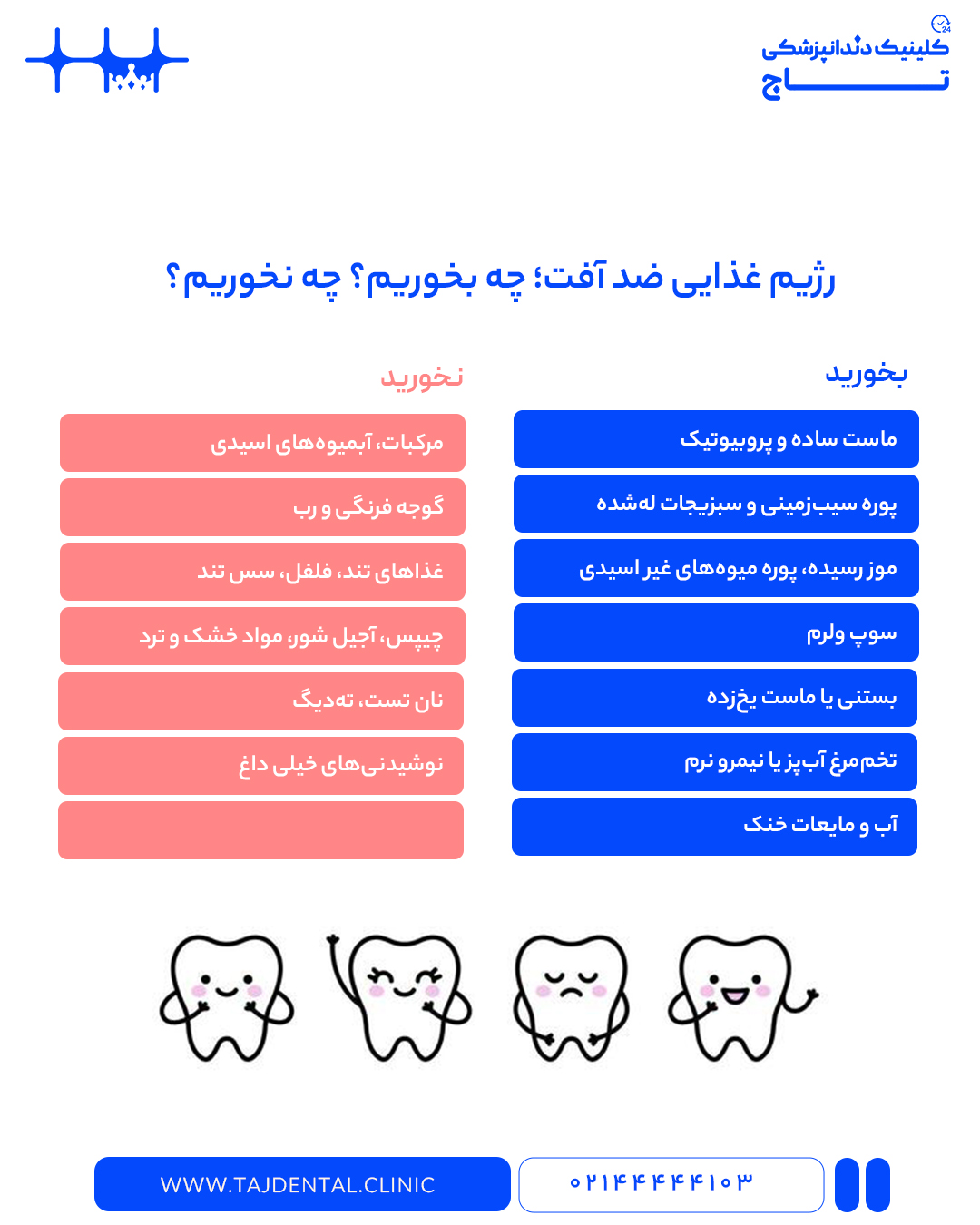 برای آفت دهان چه بخوریم
