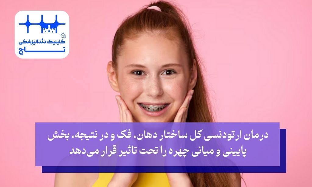 تاثیر ارتودنسی بر چهره