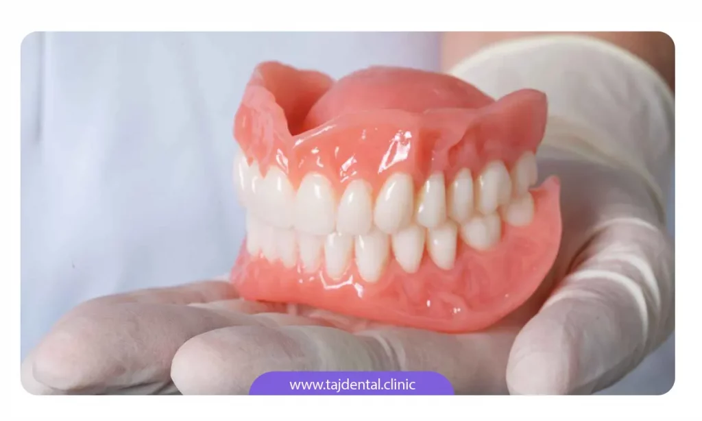 عکس دندان مصنوعی متحرک کامل