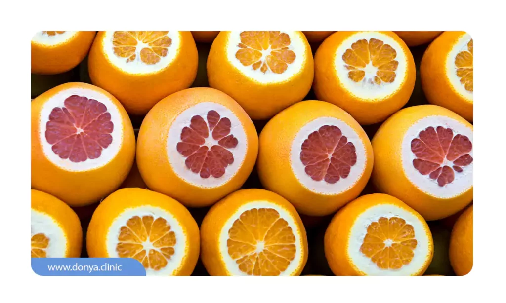 عکس پرتقال که نباید به فاصله کمی از جرمگیری دندان مصرف شود